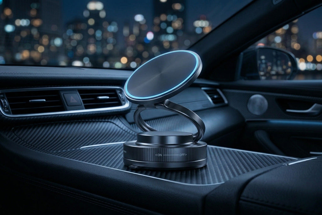 Support téléphone magnétique M-360 – intérieur voiture nuit console centrale